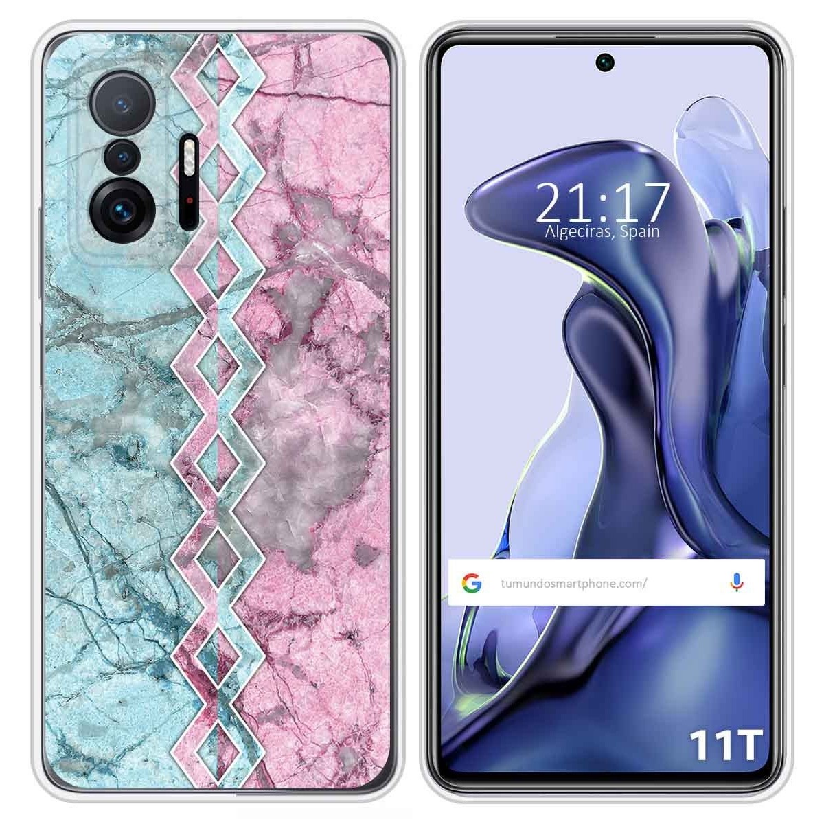 Funda Silicona para Xiaomi 11T 5G / 11T Pro 5G diseño Mármol 08 Dibujos