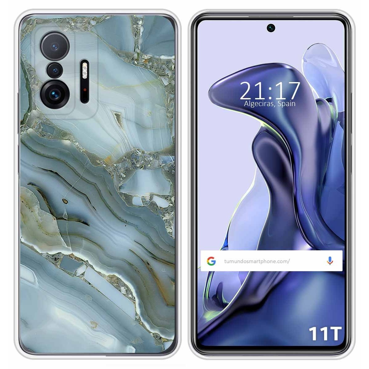 Funda Silicona para Xiaomi 11T 5G / 11T Pro 5G diseño Mármol 09 Dibujos