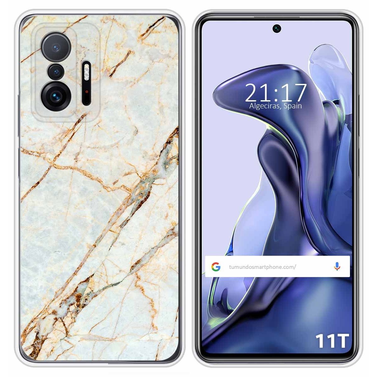 Funda Silicona para Xiaomi 11T 5G / 11T Pro 5G diseño Mármol 13 Dibujos