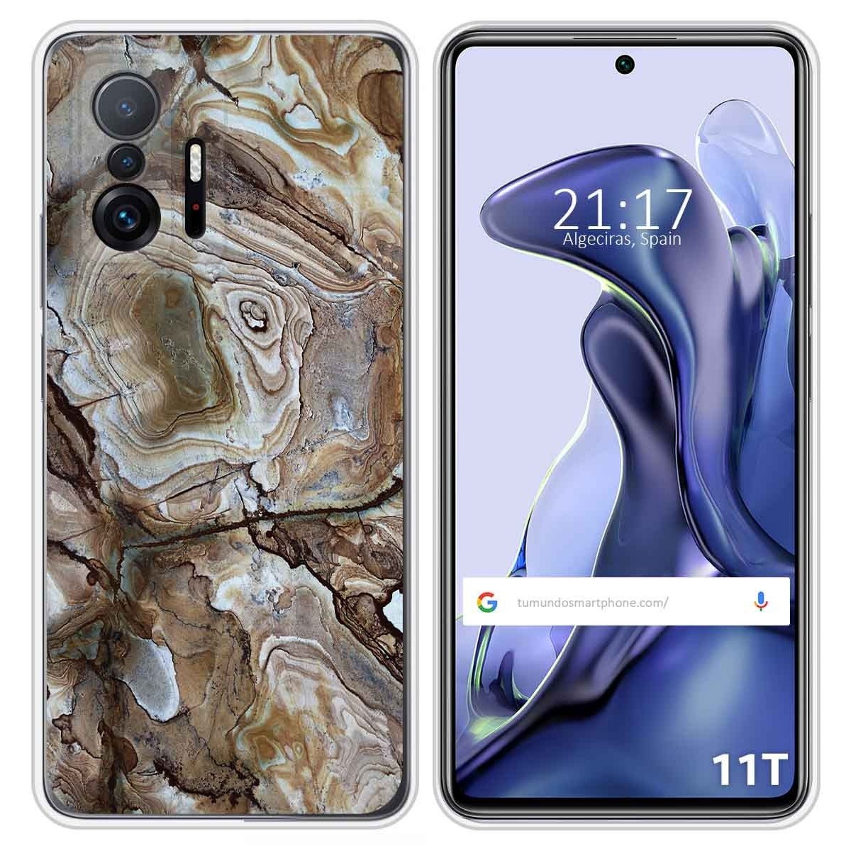 Funda Silicona para Xiaomi 11T 5G / 11T Pro 5G diseño Mármol 14 Dibujos