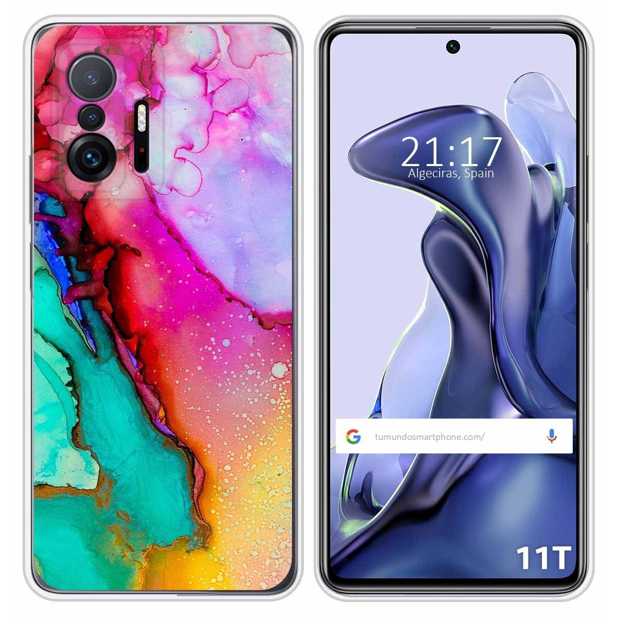 Funda Silicona para Xiaomi 11T 5G / 11T Pro 5G diseño Mármol 15 Dibujos