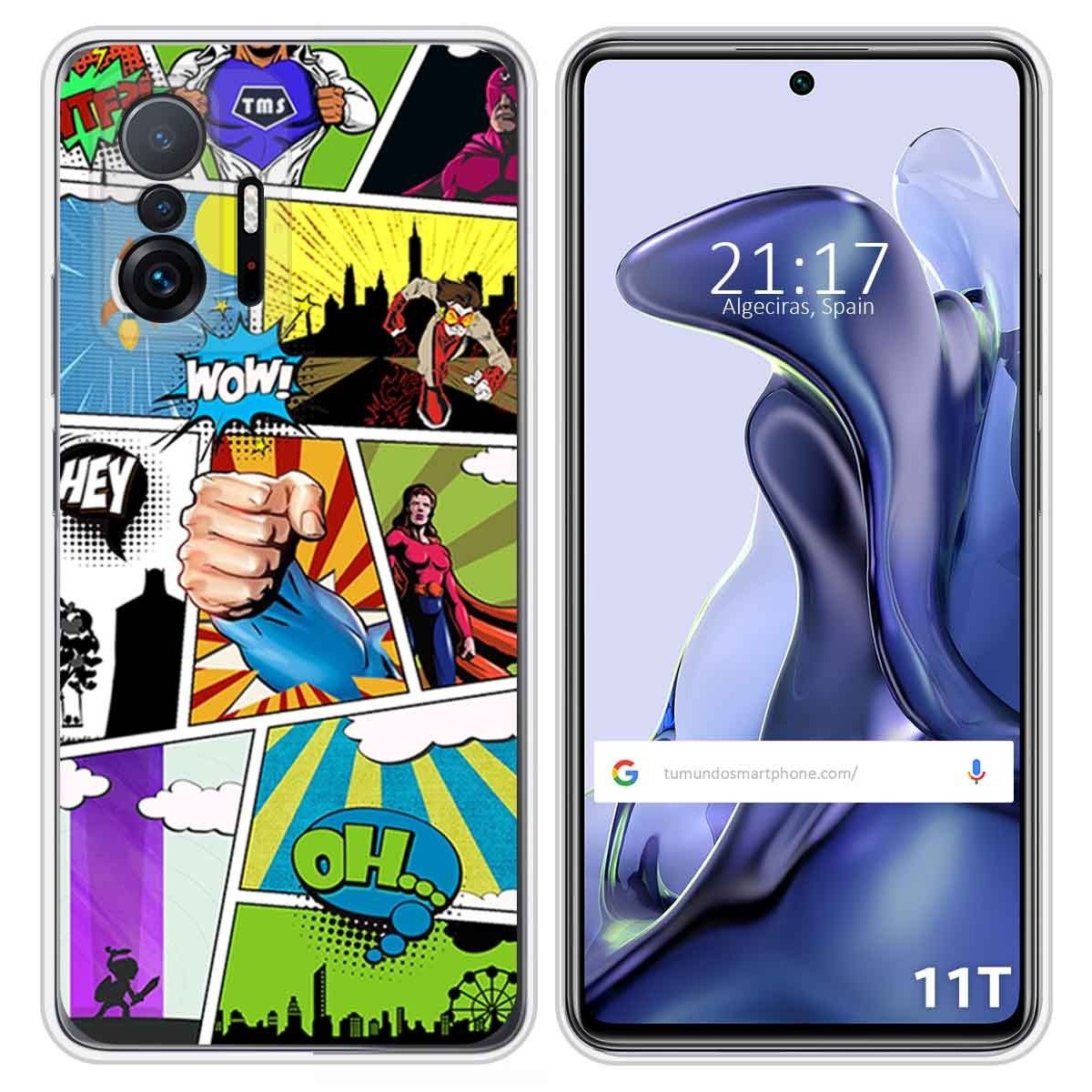 Funda Silicona para Xiaomi 11T 5G / 11T Pro 5G diseño Comic Dibujos