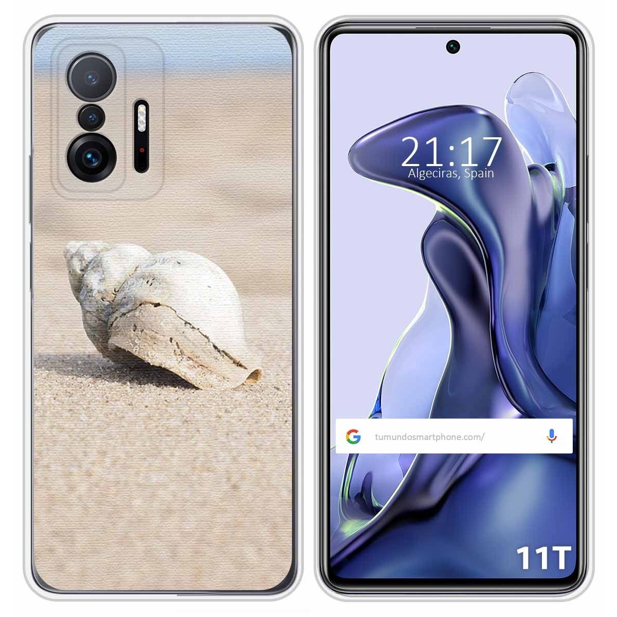 Funda Silicona para Xiaomi 11T 5G / 11T Pro 5G diseño Concha Dibujos
