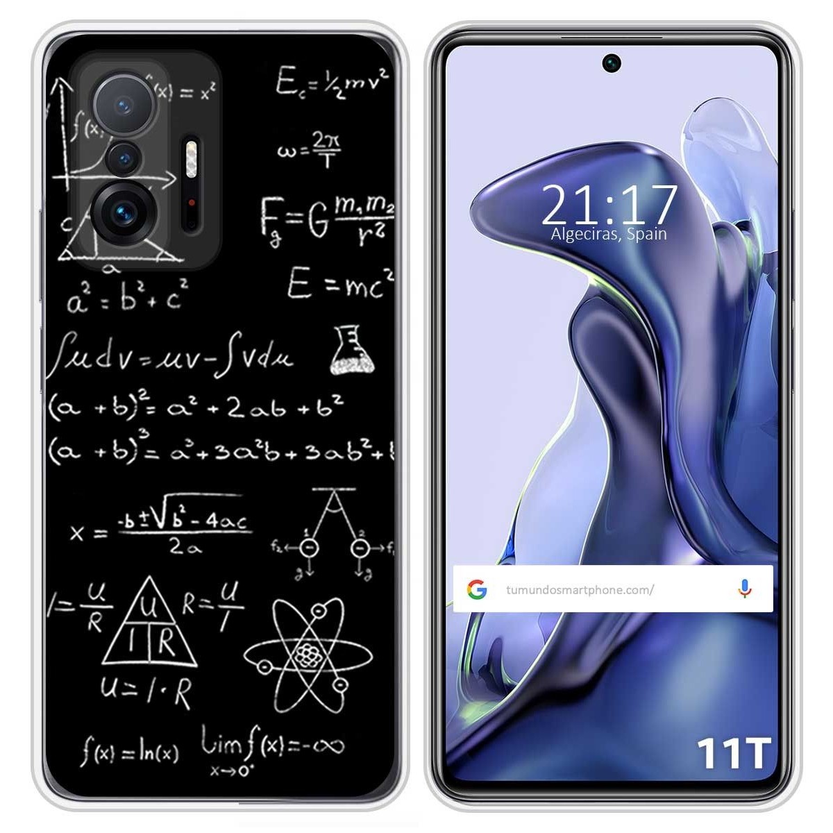 Funda Silicona para Xiaomi 11T 5G / 11T Pro 5G diseño Formulas Dibujos