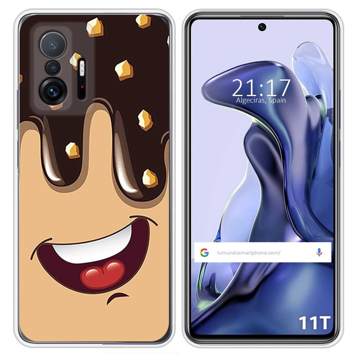 Funda Silicona para Xiaomi 11T 5G / 11T Pro 5G diseño Helado Chocolate Dibujos