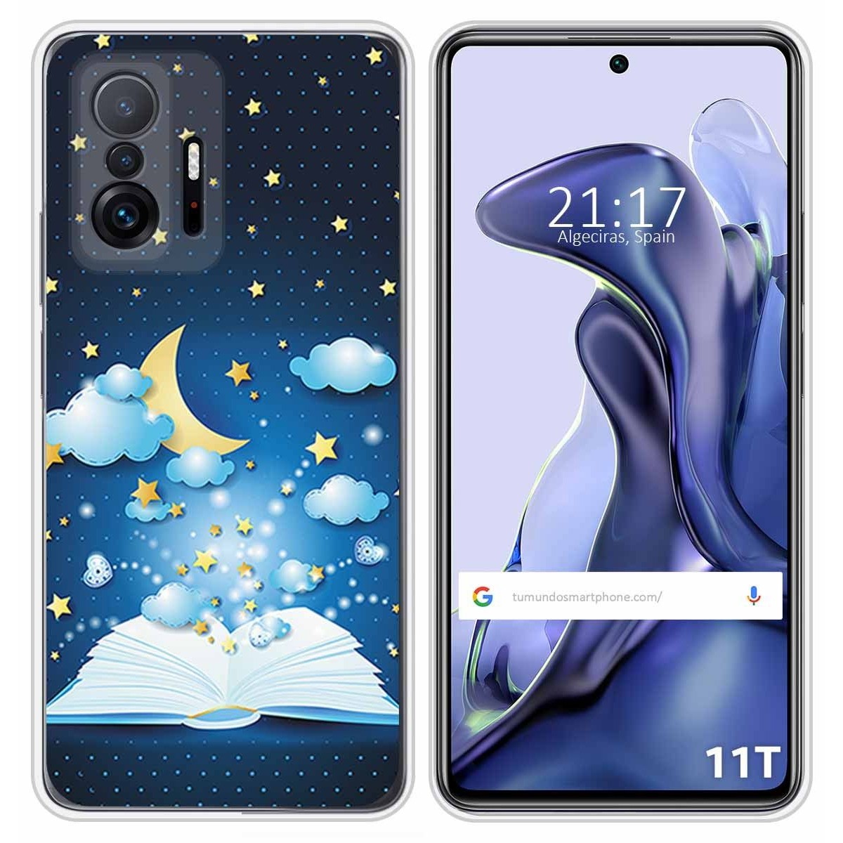 Funda Silicona para Xiaomi 11T 5G / 11T Pro 5G diseño Libro Cuentos Dibujos