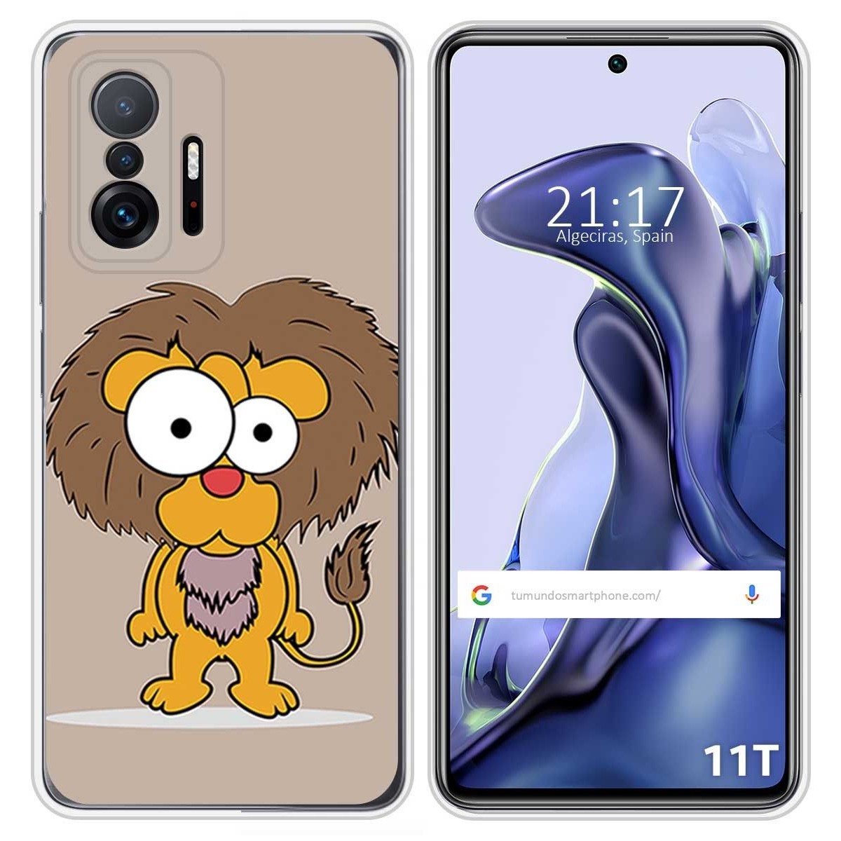 Funda Silicona para Xiaomi 11T 5G / 11T Pro 5G diseño Leon Dibujos