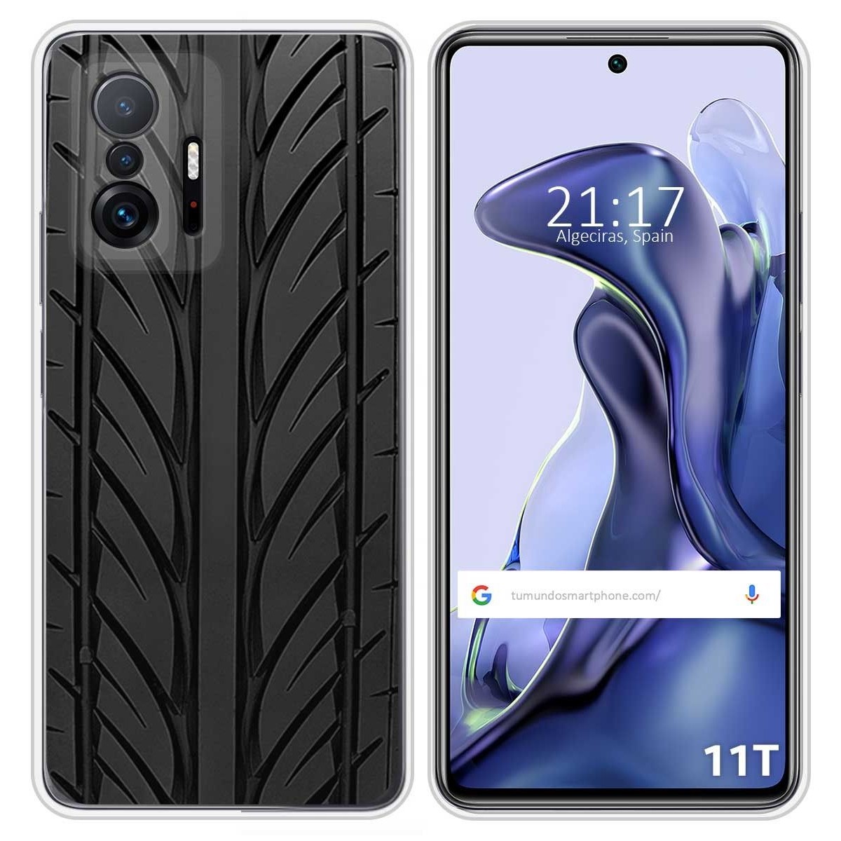 Funda Silicona para Xiaomi 11T 5G / 11T Pro 5G diseño Neumatico Dibujos