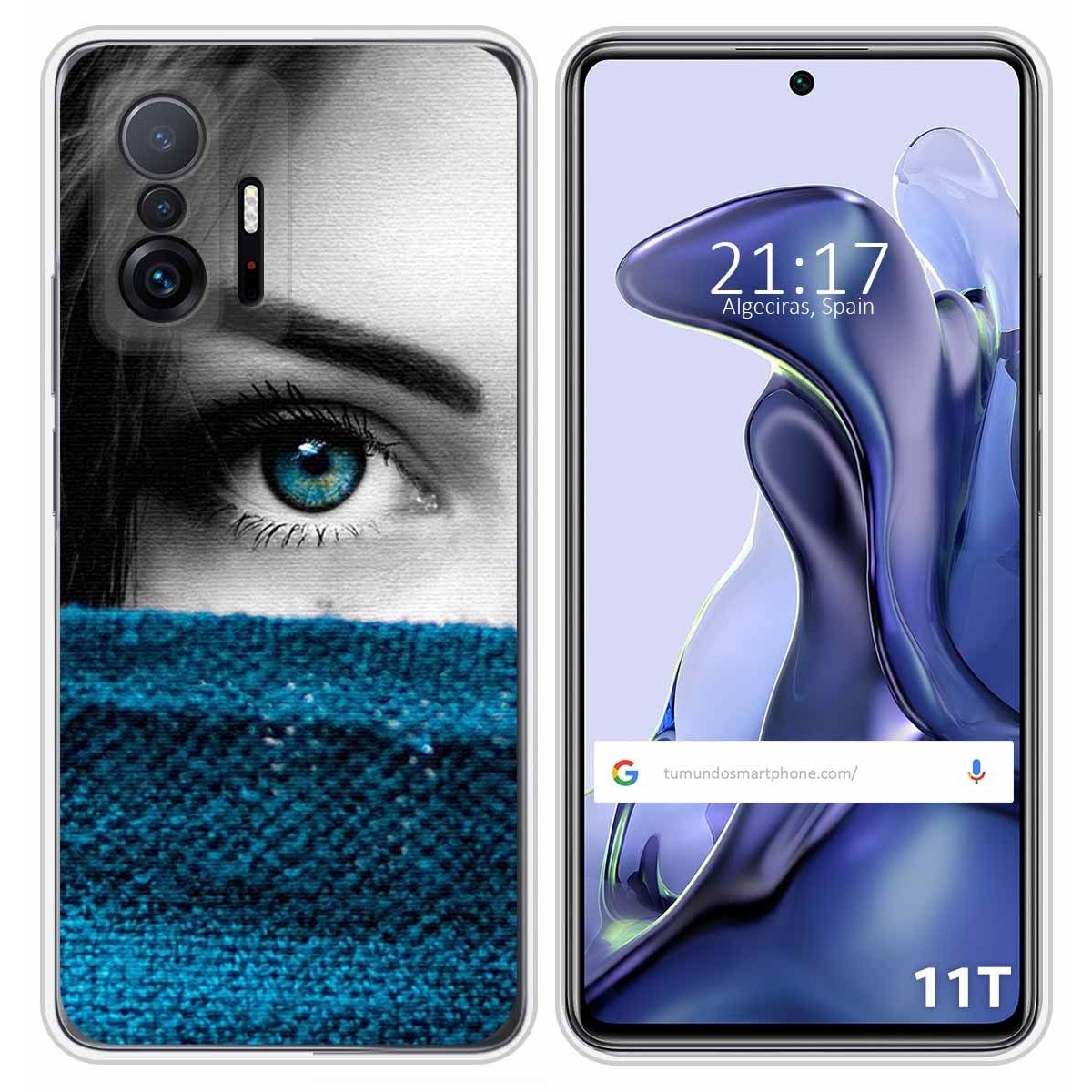 Funda Silicona para Xiaomi 11T 5G / 11T Pro 5G diseño Ojo Dibujos
