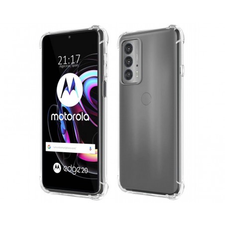 Funda Silicona Antigolpes Transparente para Motorola Edge 20