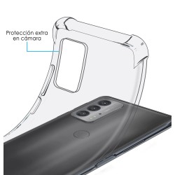 Funda Silicona Antigolpes Transparente para Motorola Edge 20 2