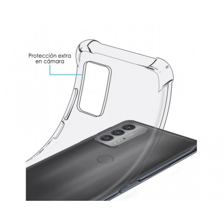 Funda Silicona Antigolpes Transparente para Motorola Edge 20