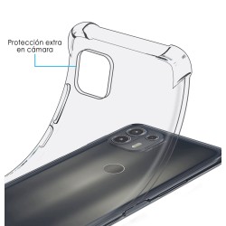 Funda Silicona Antigolpes Transparente para Motorola Edge 20 Lite 2