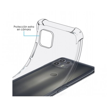 Funda Silicona Antigolpes Transparente para Motorola Edge 20 Lite