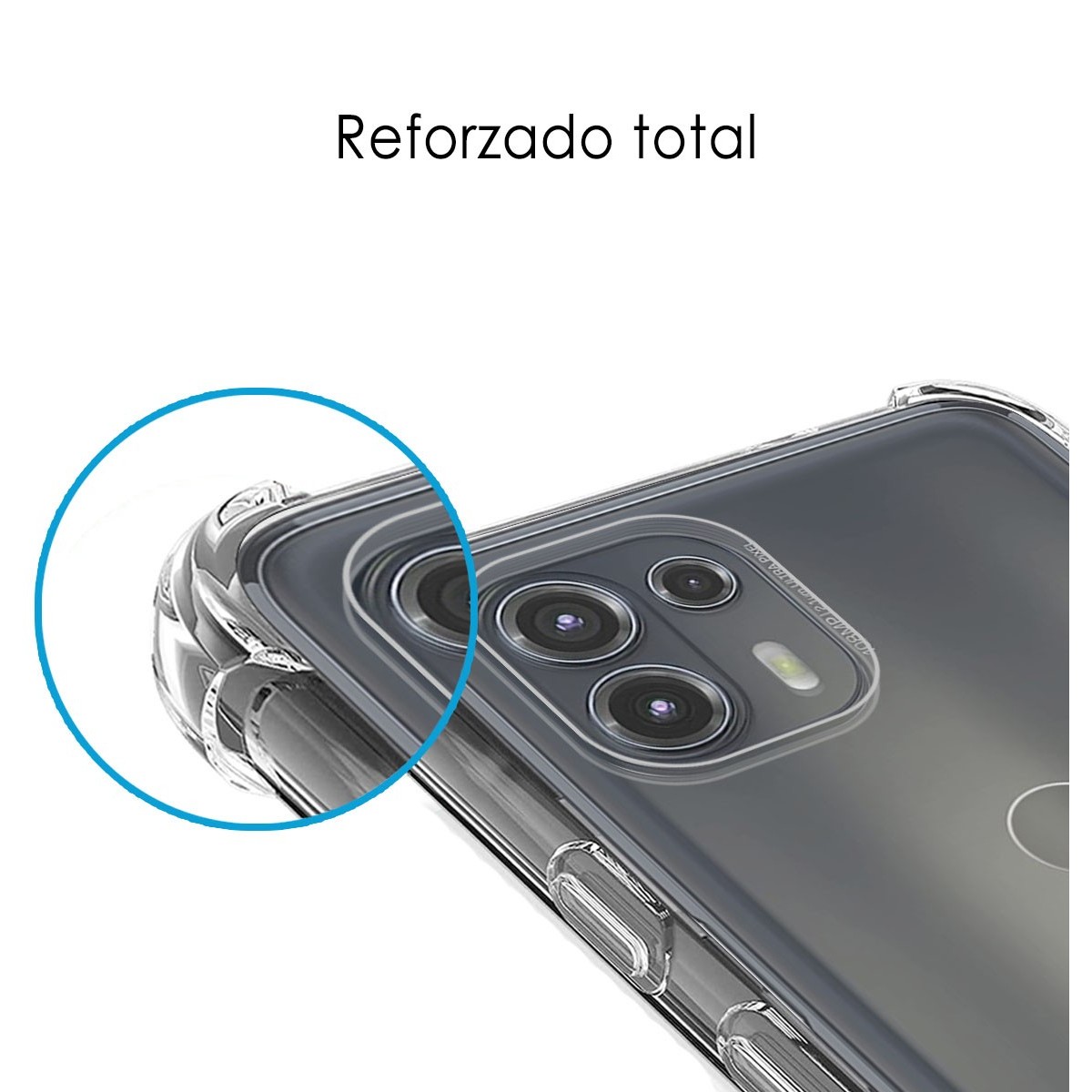 Funda Silicona Antigolpes Transparente para Motorola Edge 20 Lite