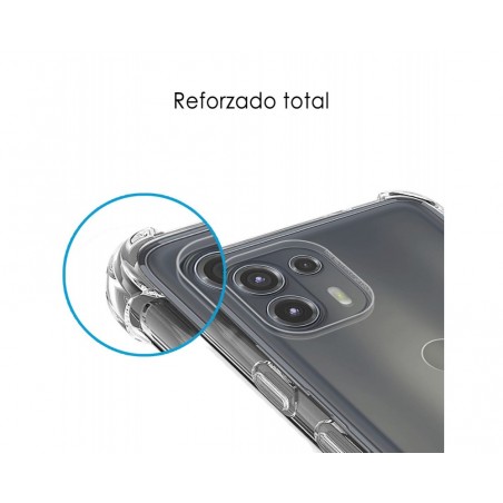 Funda Silicona Antigolpes Transparente para Motorola Edge 20 Lite