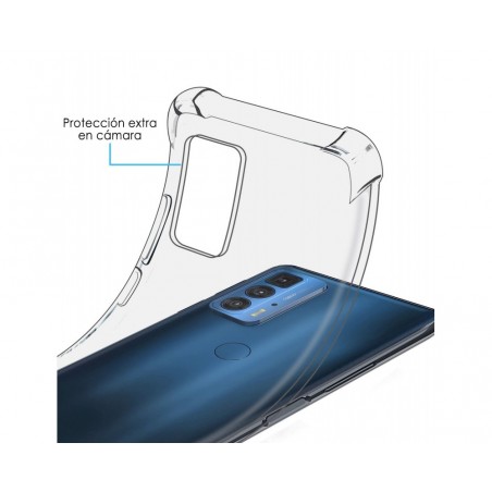 Funda Silicona Antigolpes Transparente para Motorola Edge 20 Pro