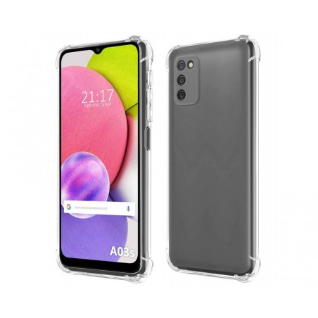 Funda Gel Tpu Antigolpes Transparente para Samsung Galaxy A03s