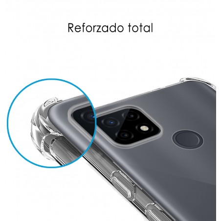 Funda Gel Tpu Antigolpes Transparente para Realme C21