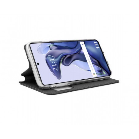 Funda Libro Soporte con Ventana para Xiaomi 11T 5G / 11T Pro 5G color Negra
