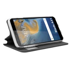 Funda Libro Soporte con Ventana para ZTE Blade A31 color Negra 2