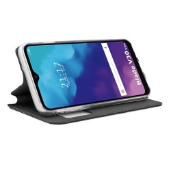 Funda Libro Soporte con Ventana para ZTE Blade V30 Vita color Negra 2