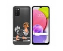 Funda Silicona Transparente para Samsung Galaxy A03s diseño Avestruz Dibujos