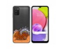 Funda Silicona Transparente para Samsung Galaxy A03s diseño Bufalo Dibujos