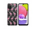 Funda Silicona Transparente para Samsung Galaxy A03s diseño Flamenco Dibujos