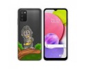 Funda Silicona Transparente para Samsung Galaxy A03s diseño Mono Dibujos