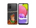 Funda Silicona Transparente para Samsung Galaxy A03s diseño Suricata Dibujos