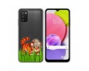 Funda Silicona Transparente para Samsung Galaxy A03s diseño Tigre Dibujos