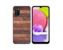 Funda Silicona para Samsung Galaxy A03s diseño Madera 03 Dibujos