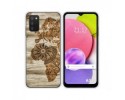 Funda Silicona para Samsung Galaxy A03s diseño Madera 07 Dibujos