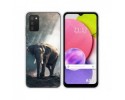 Funda Silicona para Samsung Galaxy A03s diseño Elefante Dibujos