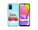 Funda Silicona para Samsung Galaxy A03s diseño Furgoneta Dibujos