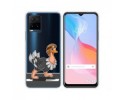 Funda Silicona Transparente para Vivo Y21 / Y21s / Y33s diseño Avestruz Dibujos