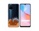 Funda Silicona Transparente para Vivo Y21 / Y21s / Y33s diseño Bufalo Dibujos