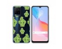 Funda Silicona Transparente para Vivo Y21 / Y21s / Y33s diseño Cactus Dibujos