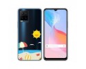 Funda Silicona Transparente para Vivo Y21 / Y21s / Y33s diseño Playa Dibujos