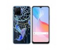 Funda Silicona Transparente para Vivo Y21 / Y21s / Y33s diseño Plumas Dibujos