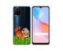 Funda Silicona Transparente para Vivo Y21 / Y21s / Y33s diseño Tigre Dibujos