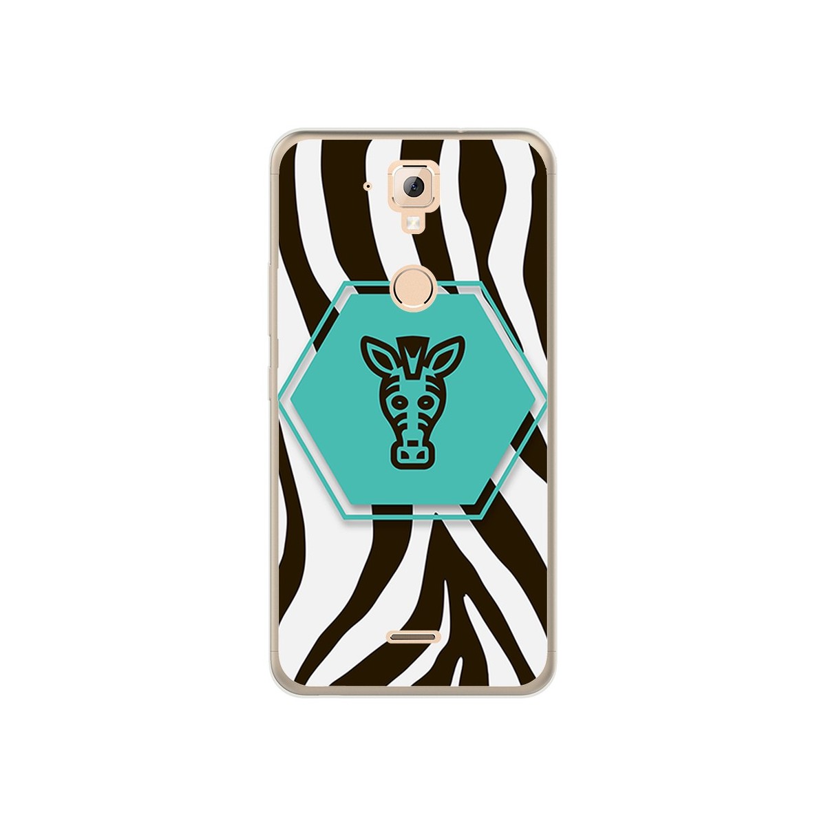 Funda Gel Tpu para Hisense F23 Diseño Cebra Dibujos