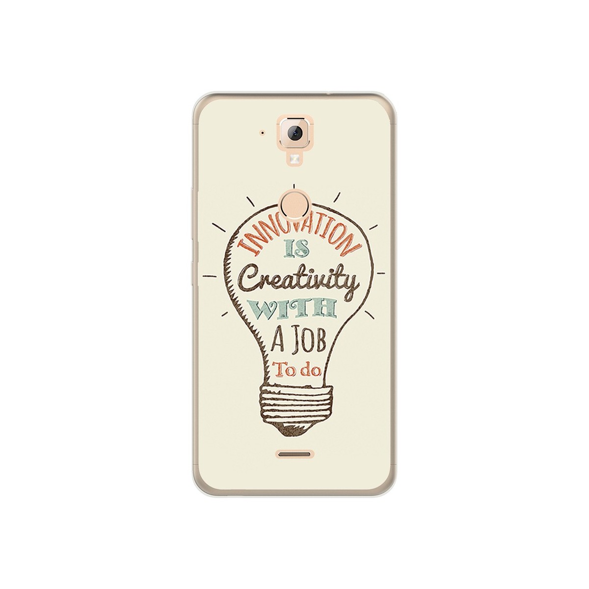 Funda Gel Tpu para Hisense F23 Diseño Creativity Dibujos