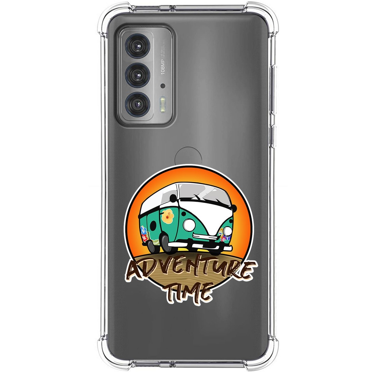 Funda Silicona Antigolpes para Motorola Edge 20 diseño Adventure Time Dibujos