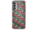 Funda Silicona Antigolpes para Motorola Edge 20 diseño Cerezas Dibujos