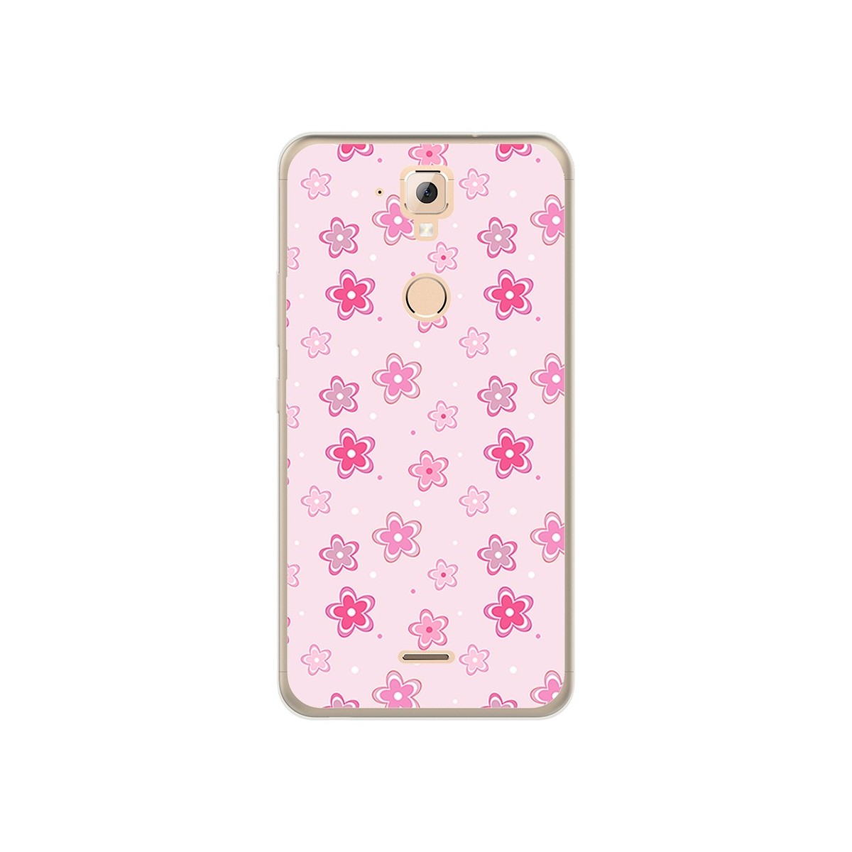 Funda Gel Tpu para Hisense F23 Diseño Flores Dibujos