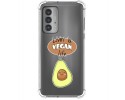 Funda Silicona Antigolpes para Motorola Edge 20 diseño Vegan Life Dibujos