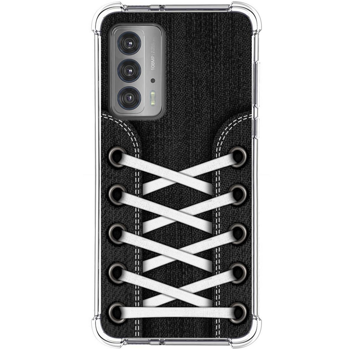 Funda Silicona Antigolpes para Motorola Edge 20 diseño Zapatillas 02 Dibujos