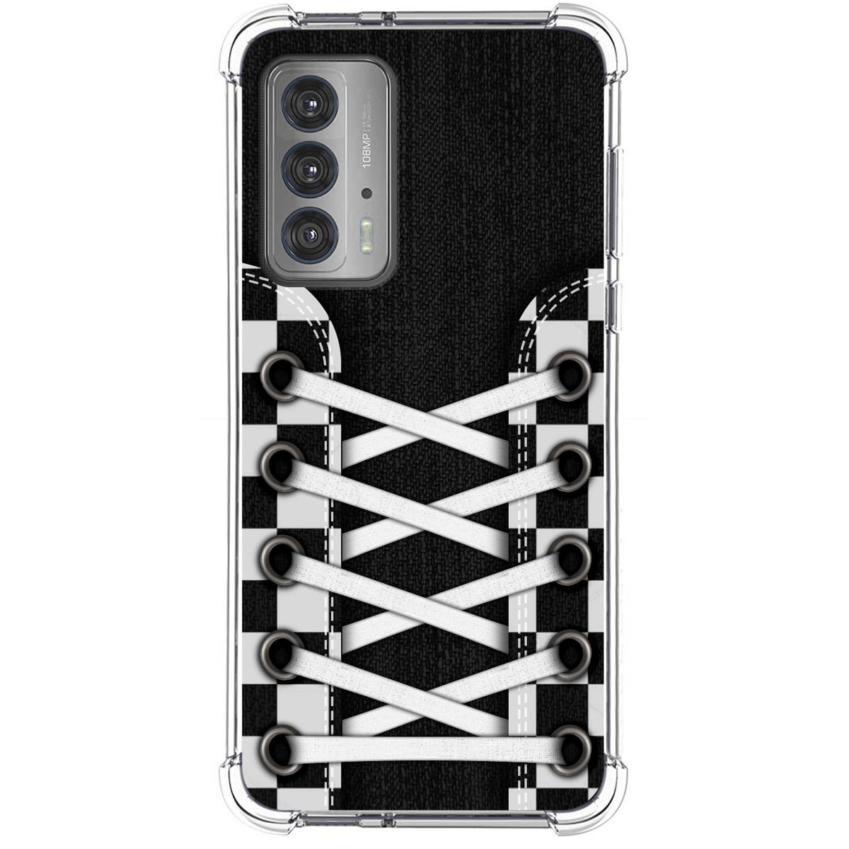 Funda Silicona Antigolpes para Motorola Edge 20 diseño Zapatillas 03 Dibujos